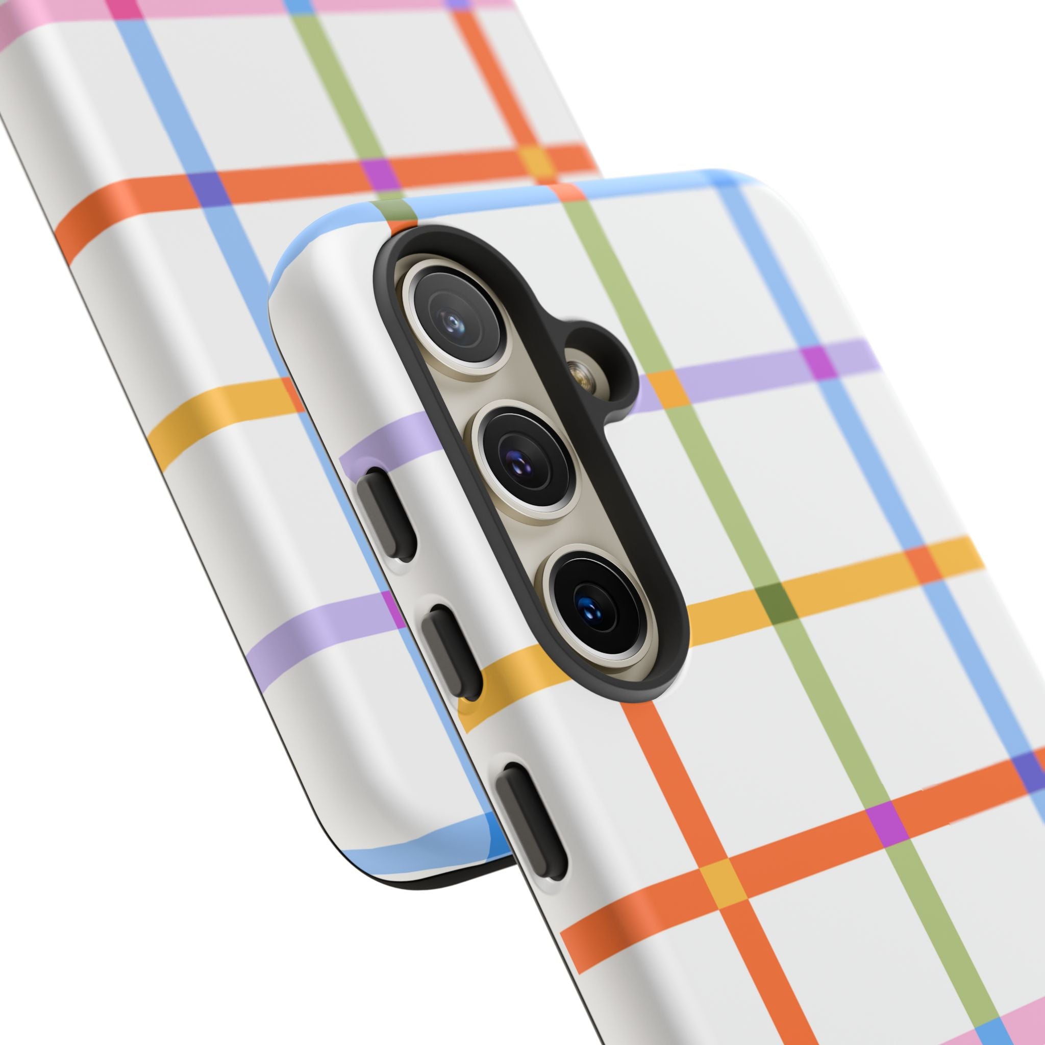 Colorful Plaid Tough Phone Case