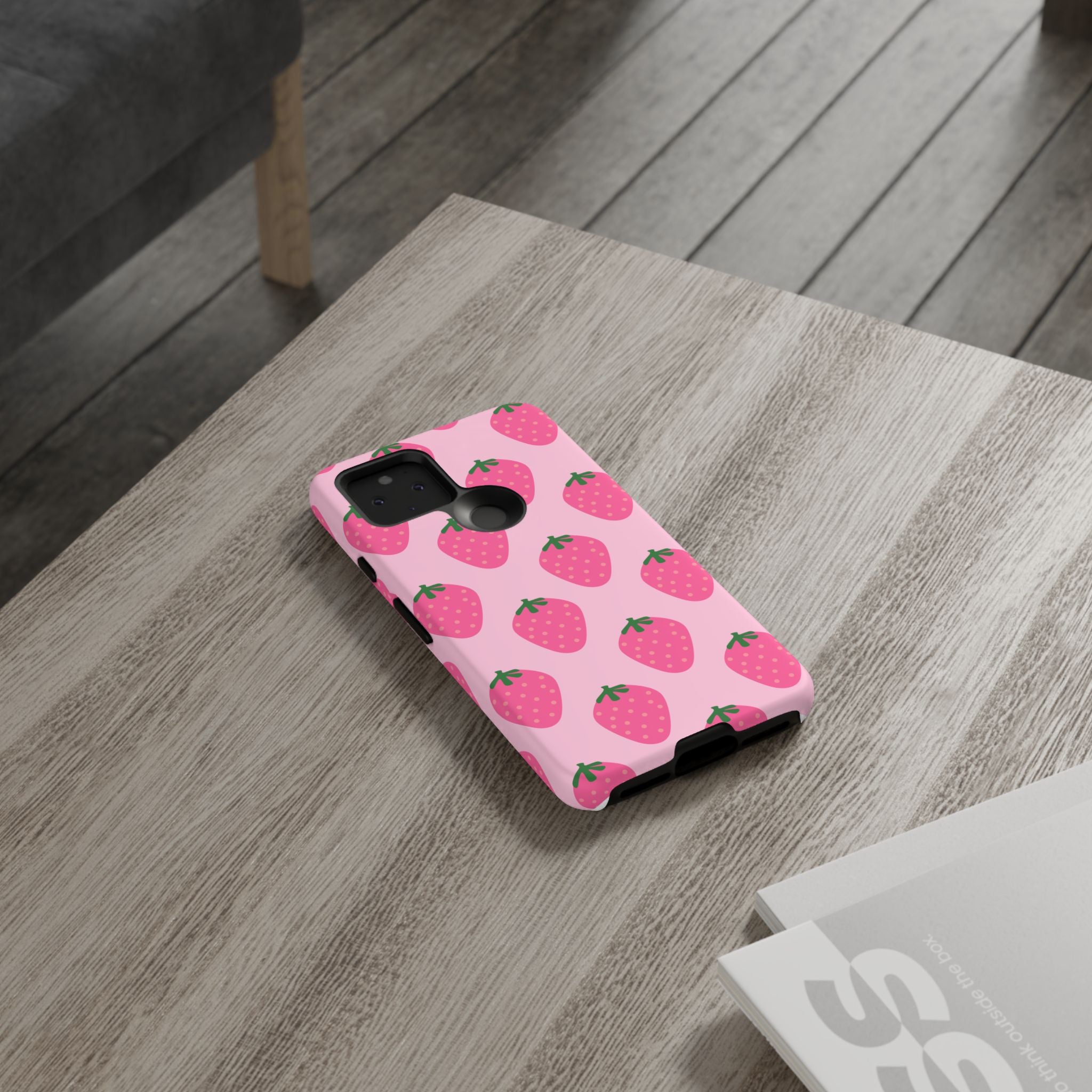 Pink Strawberry Phone Case