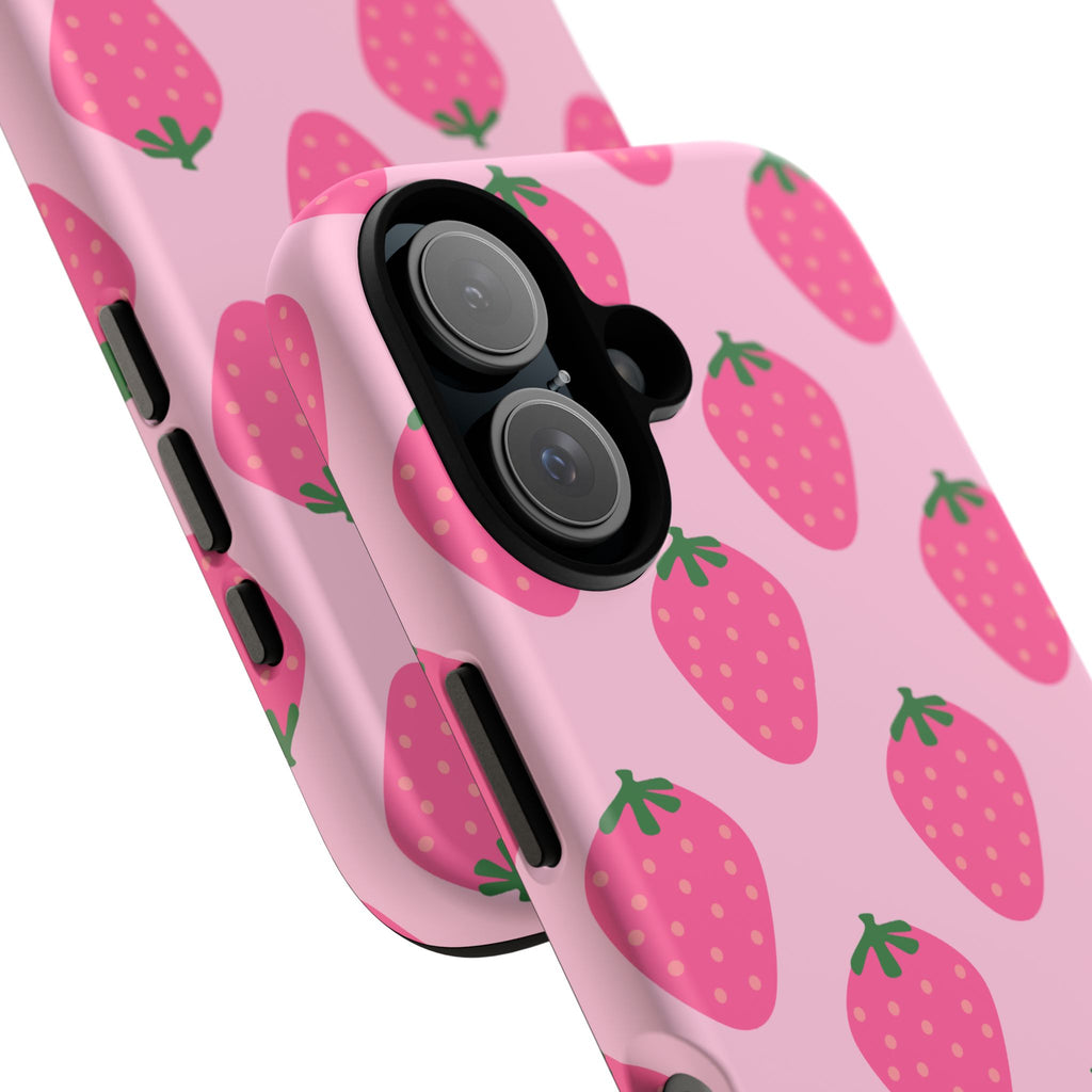 Pink Strawberry Phone Case