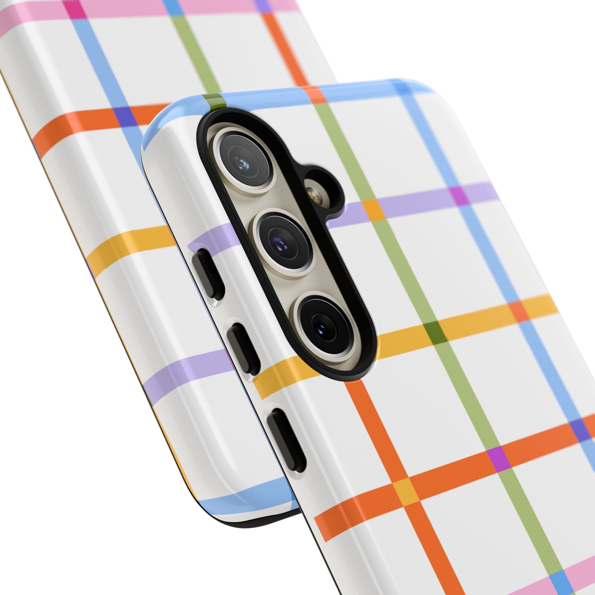 Colorful Plaid Tough Phone Case