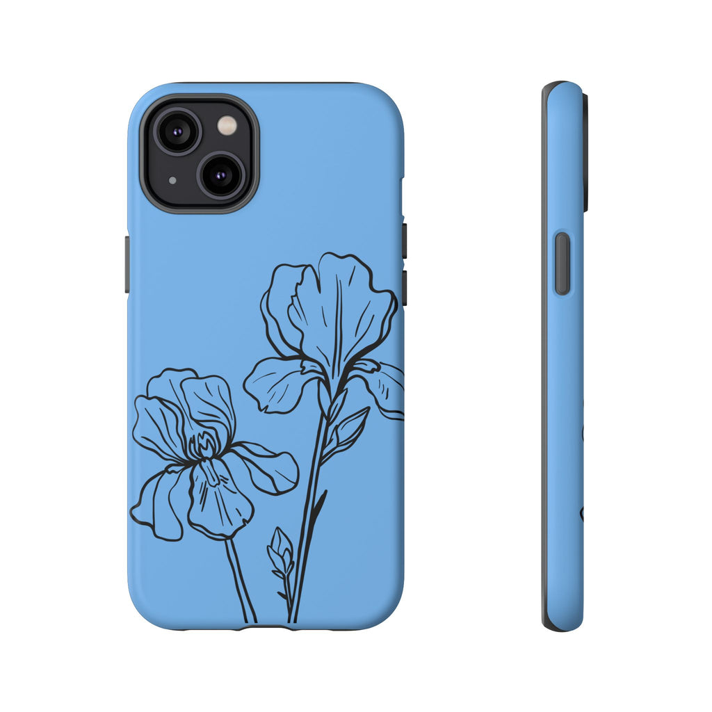 Blue Floral Phone Case
