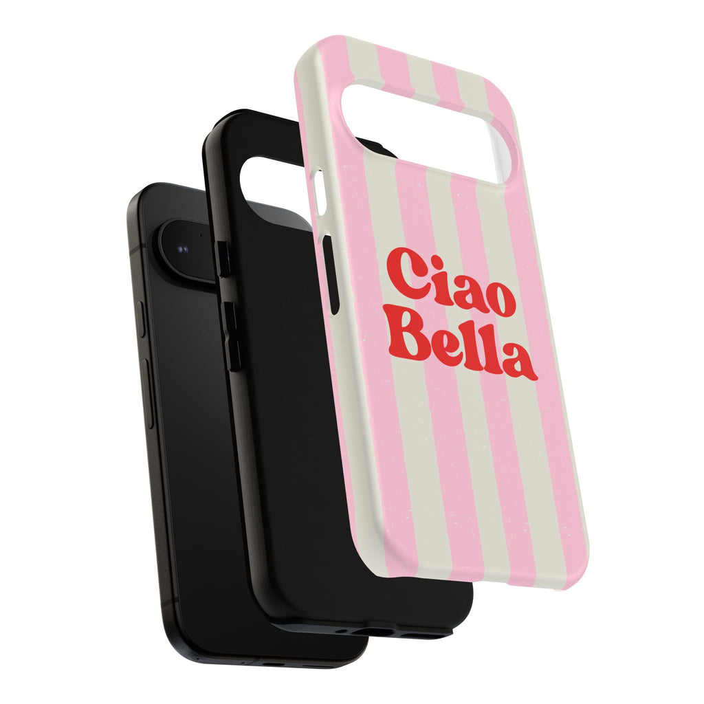 Pink Stripe Ciao Bella Phone Case