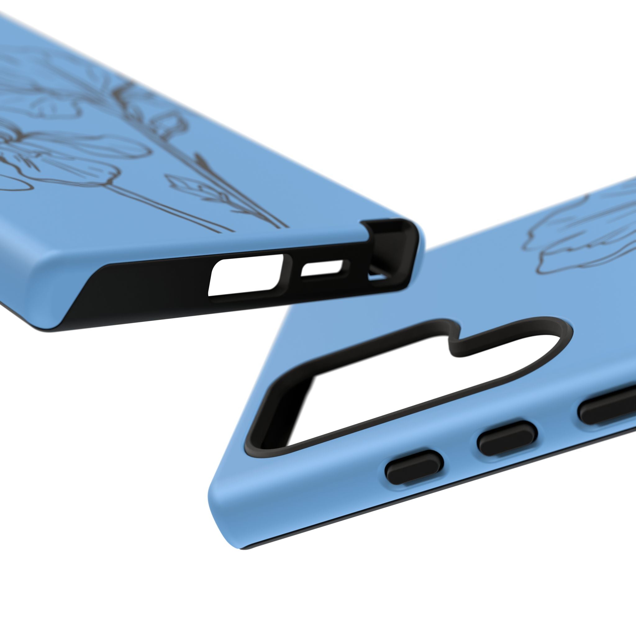 Blue Floral Phone Case