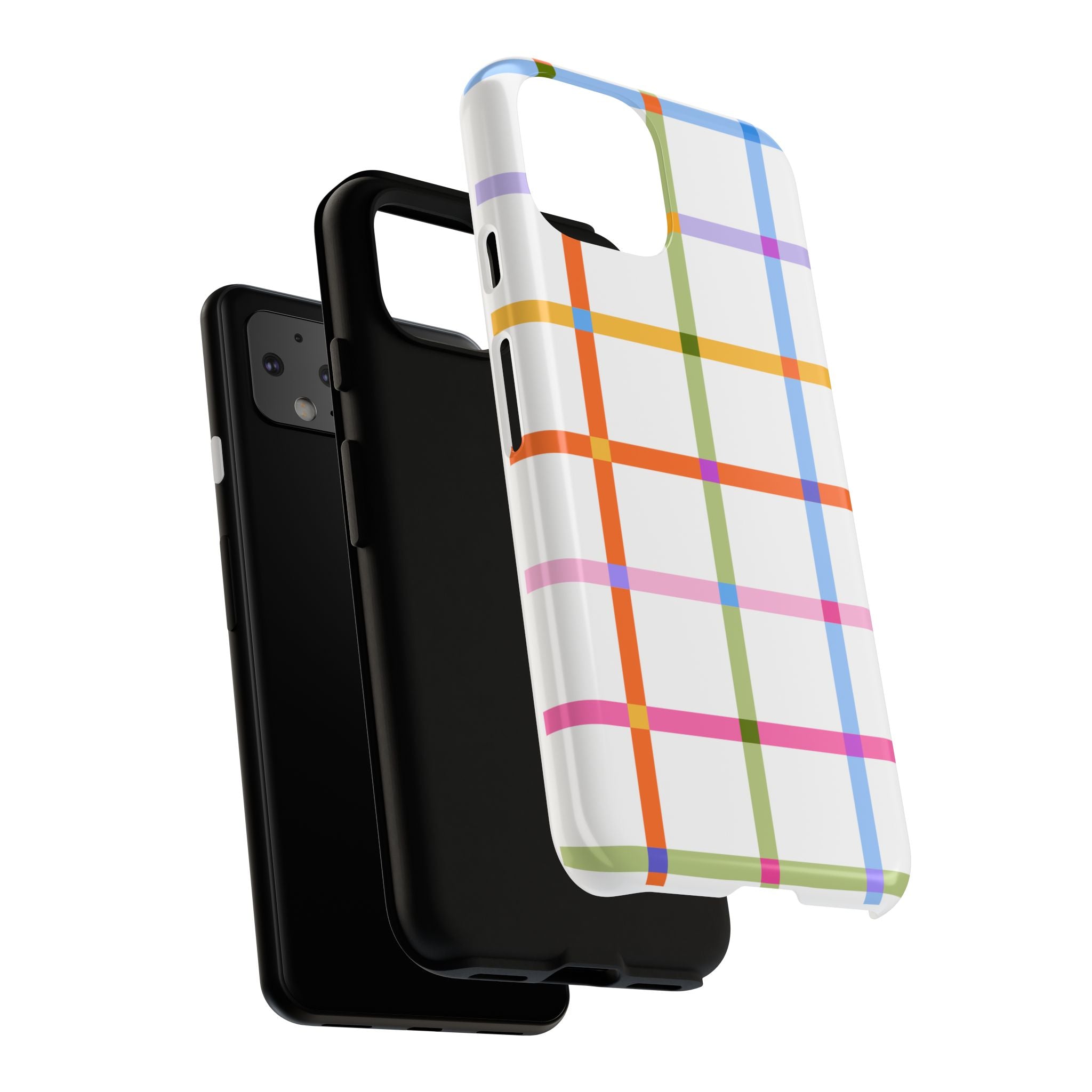 Colorful Plaid Tough Phone Case