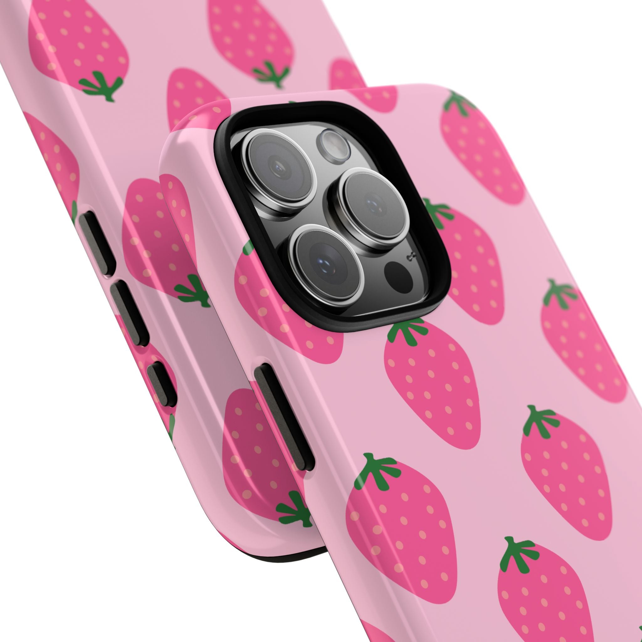 Pink Strawberry Phone Case