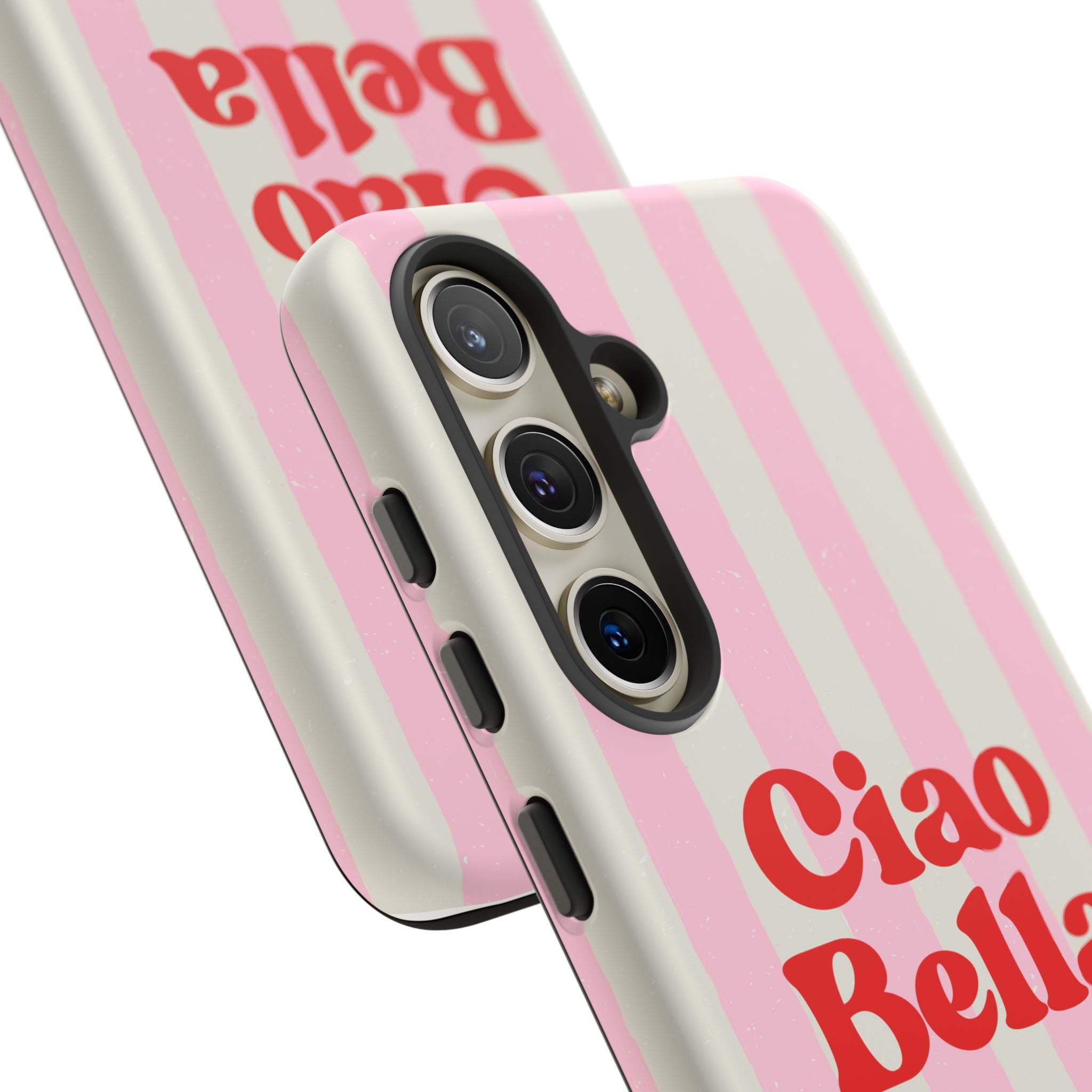 Pink Stripe Ciao Bella Phone Case