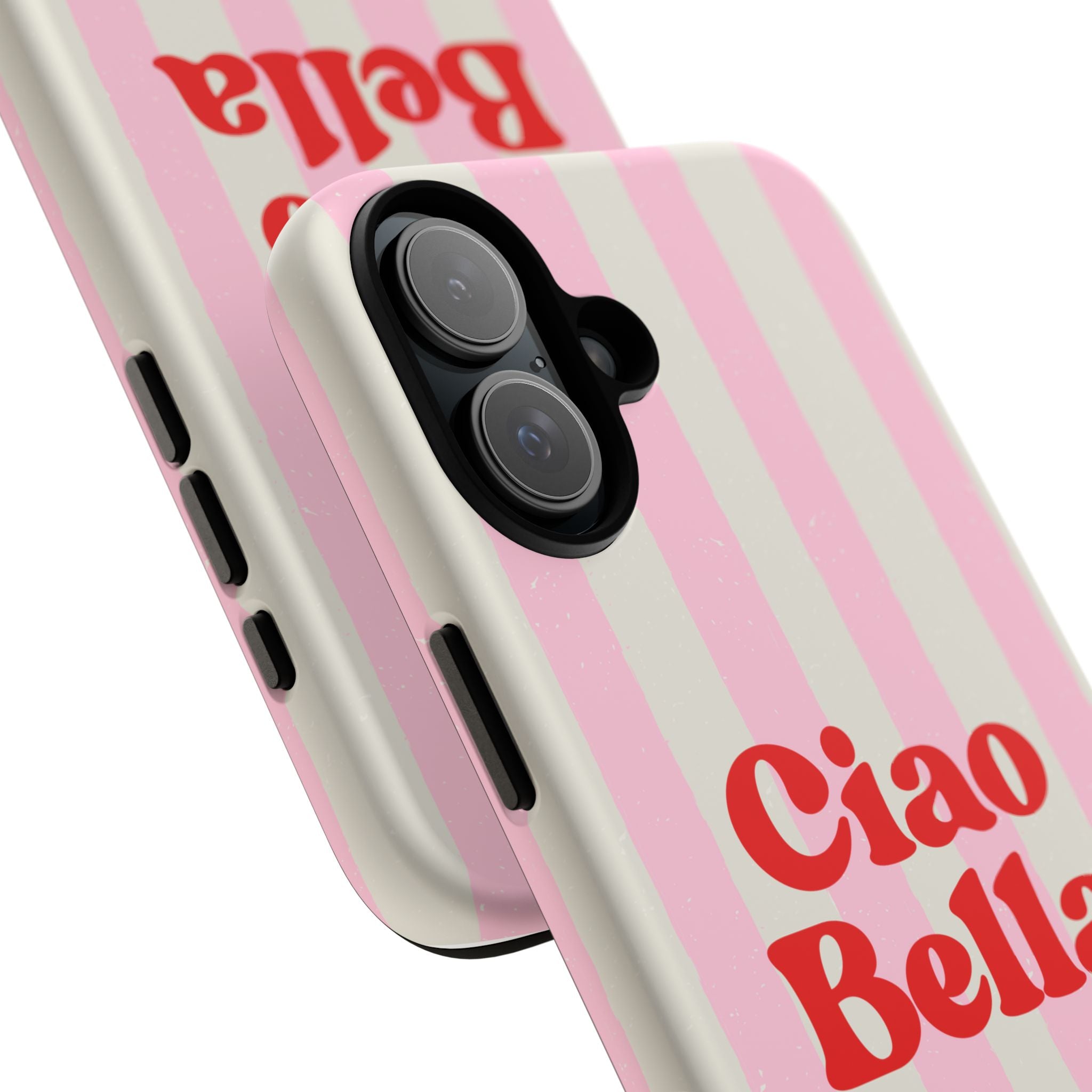 Pink Stripe Ciao Bella Phone Case