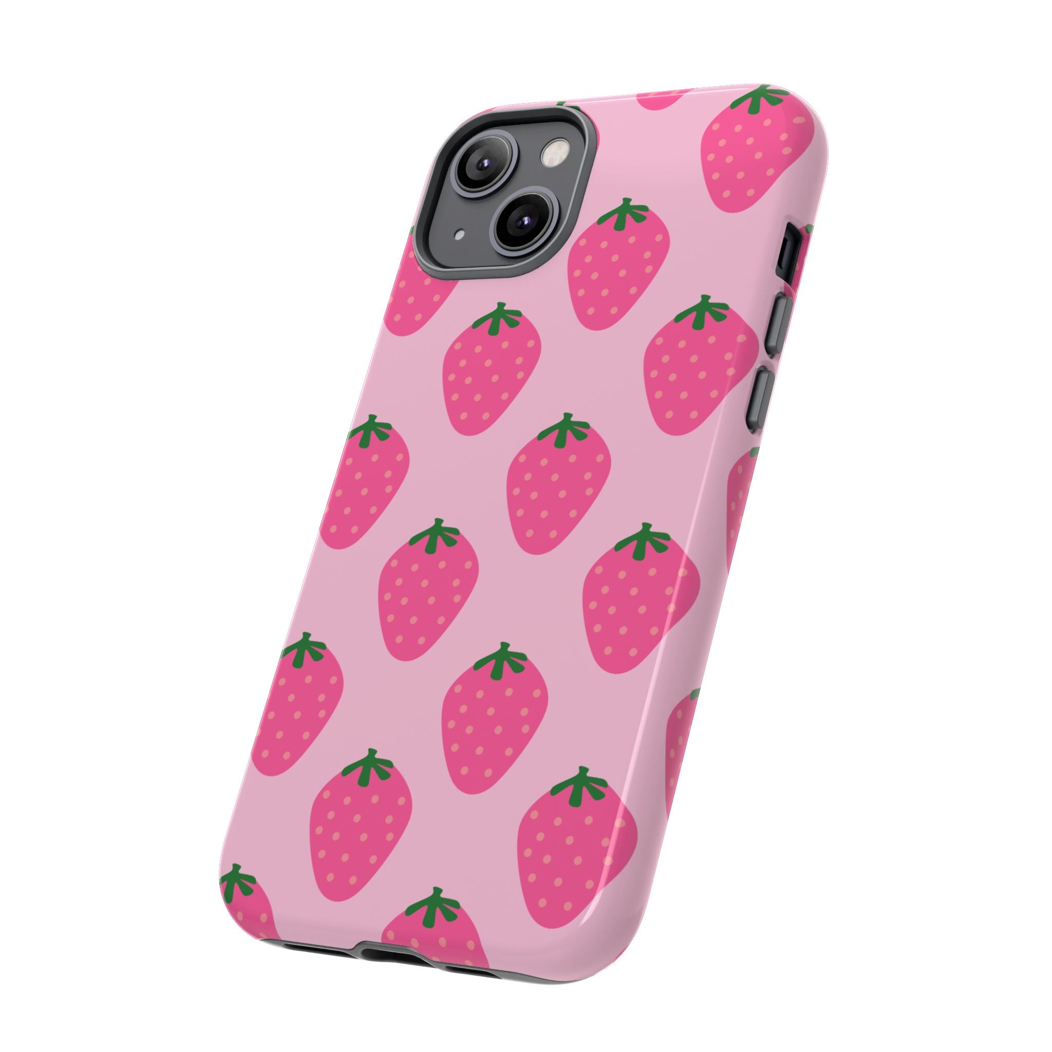 Pink Strawberry Phone Case