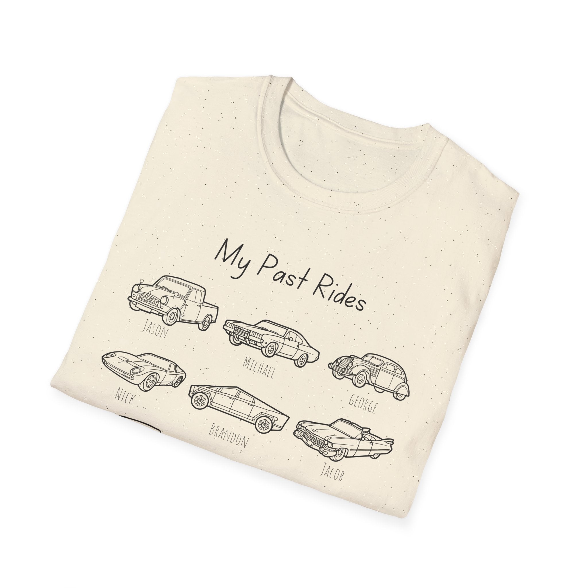 My Past Rides Car Sketches Tee