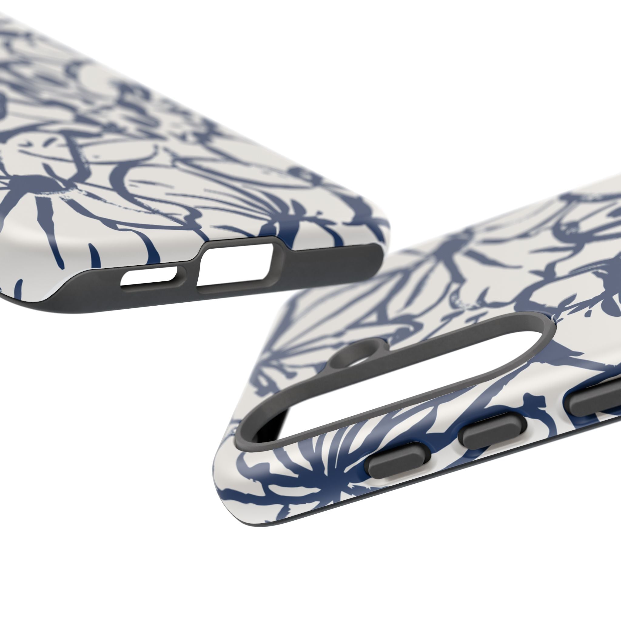 Navy Floral Phone Case