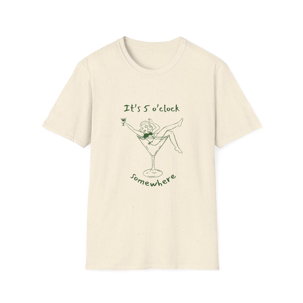 It's 5 O'clock Somewhere Unisex Graphic T-Shirt