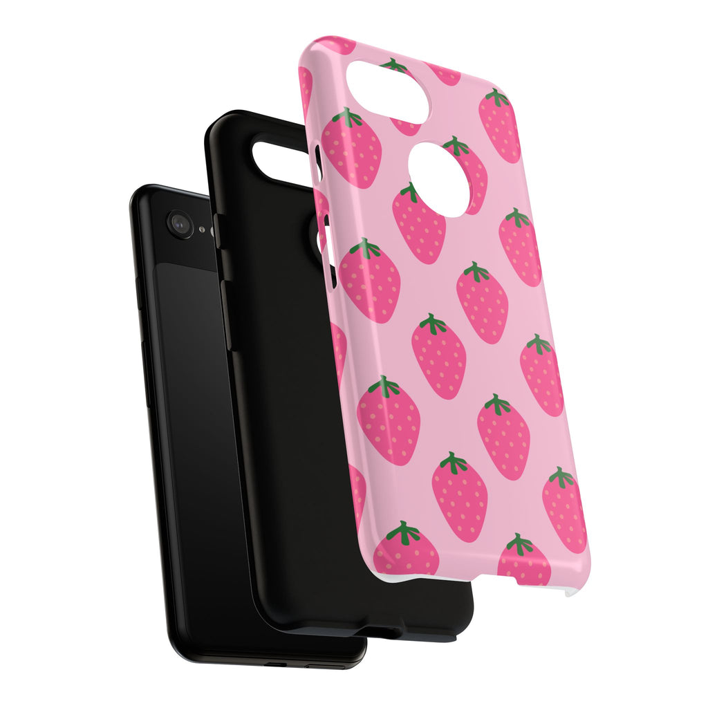 Pink Strawberry Phone Case