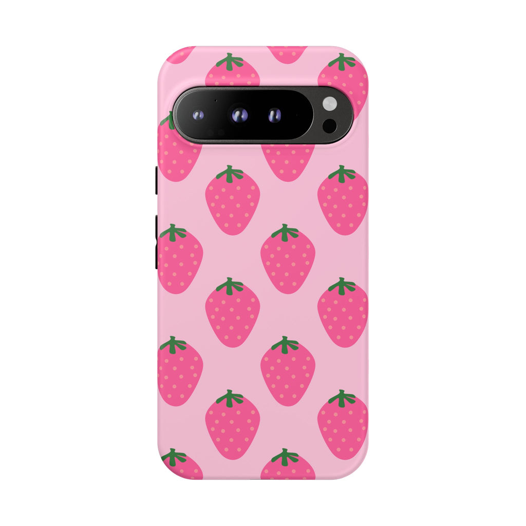 Pink Strawberry Phone Case