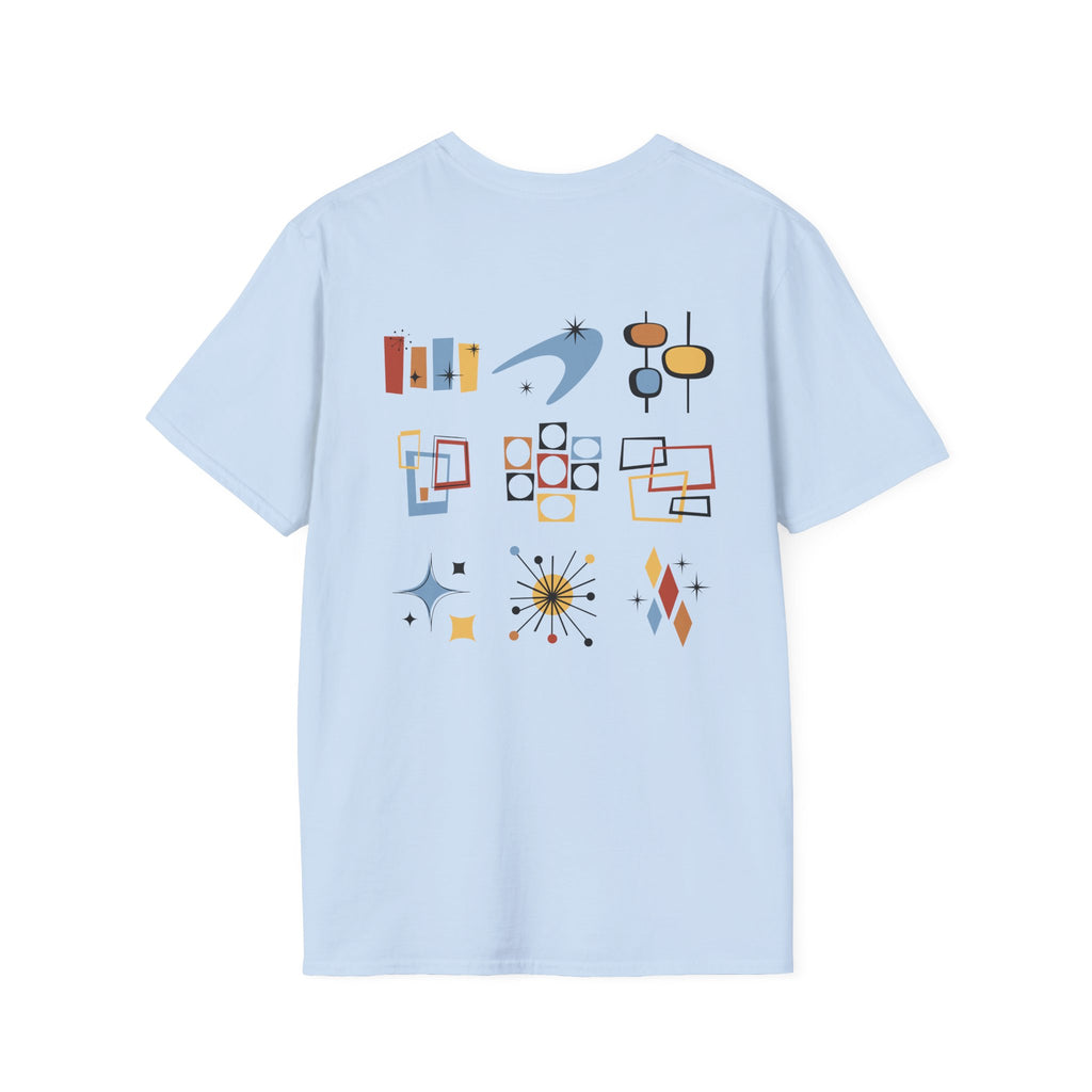 Mid Century Modern Abstract Unisex Graphic Tee
