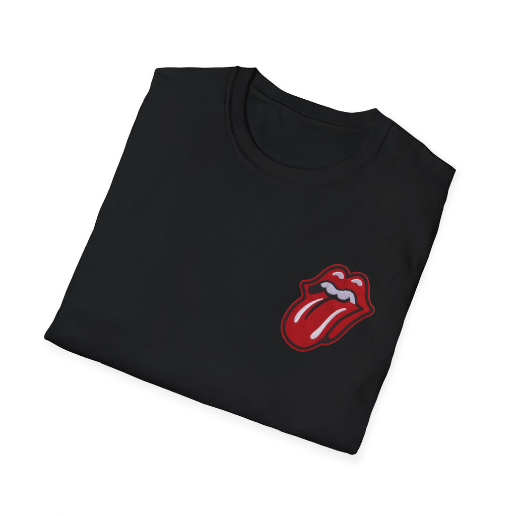 Rolling Stones Inspired Patch Unisex Graphic T-Shirt