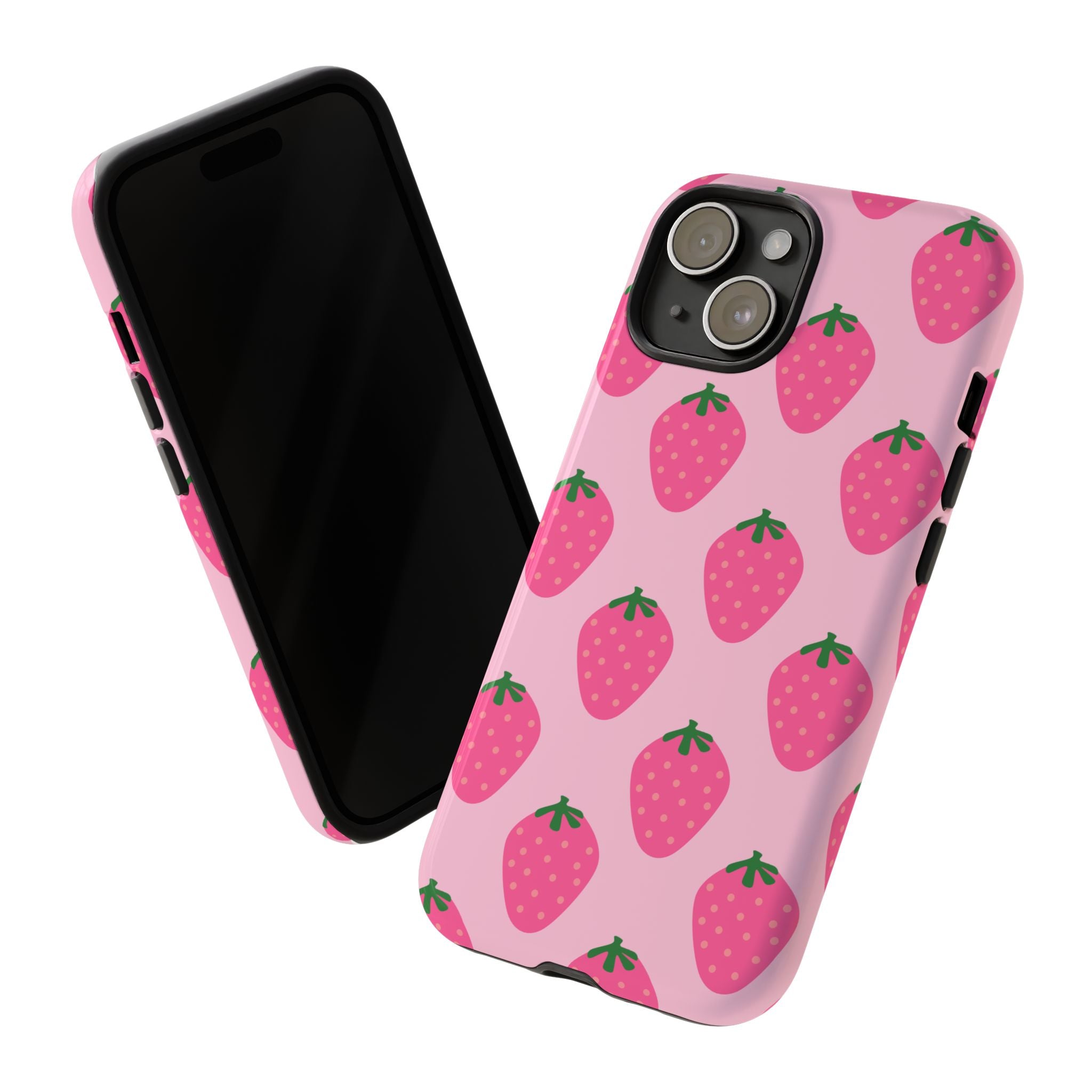 Pink Strawberry Phone Case