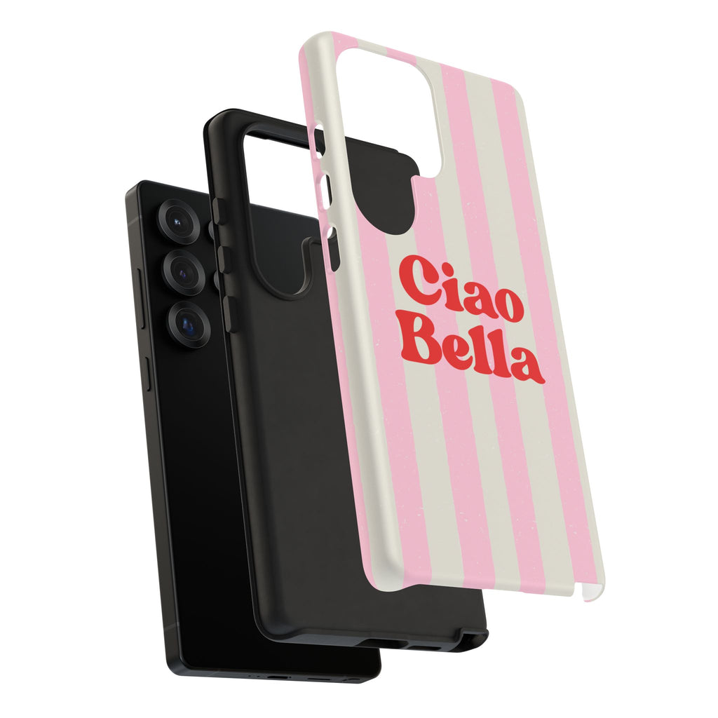 Pink Stripe Ciao Bella Phone Case