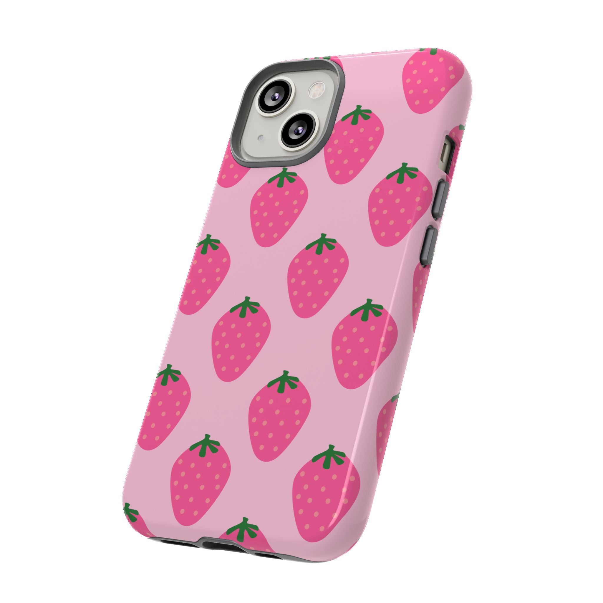 Pink Strawberry Phone Case