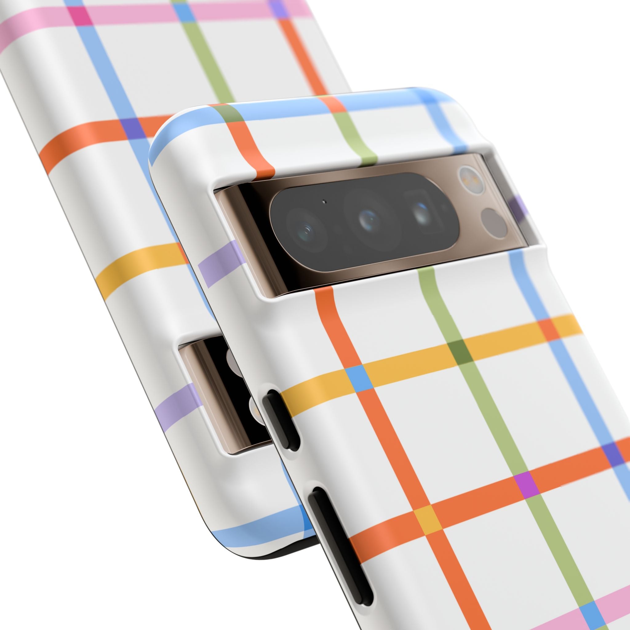Colorful Plaid Tough Phone Case