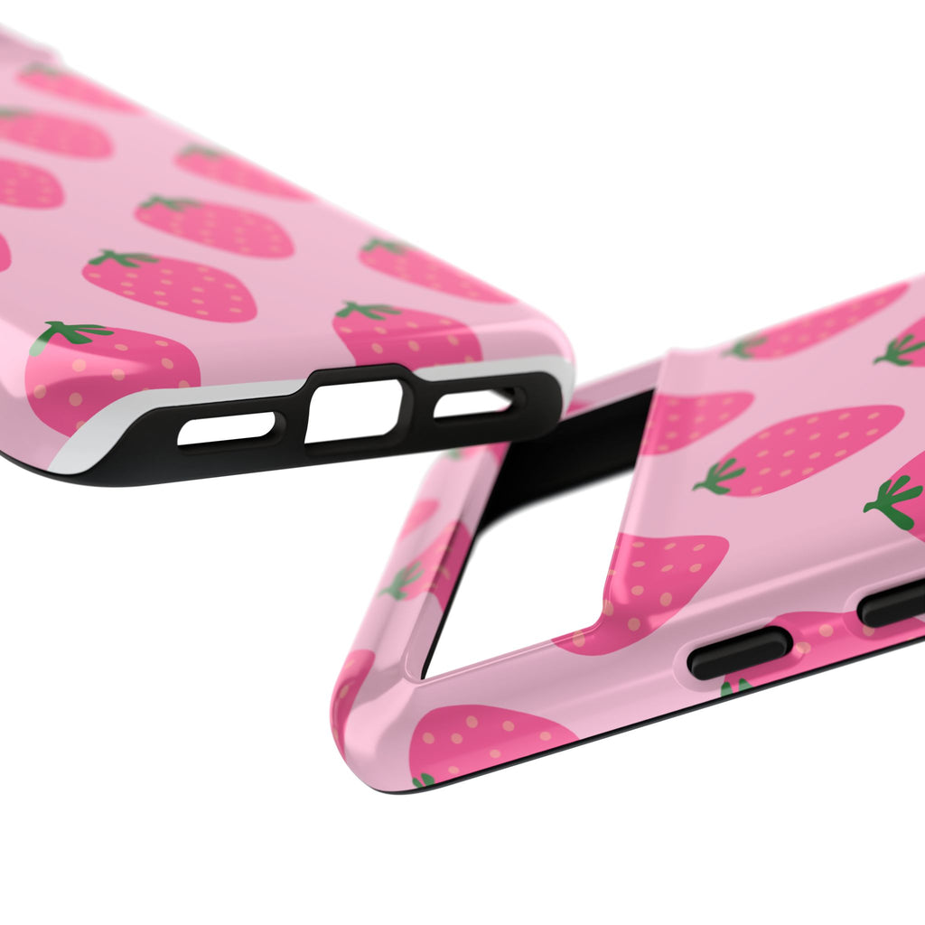 Pink Strawberry Phone Case