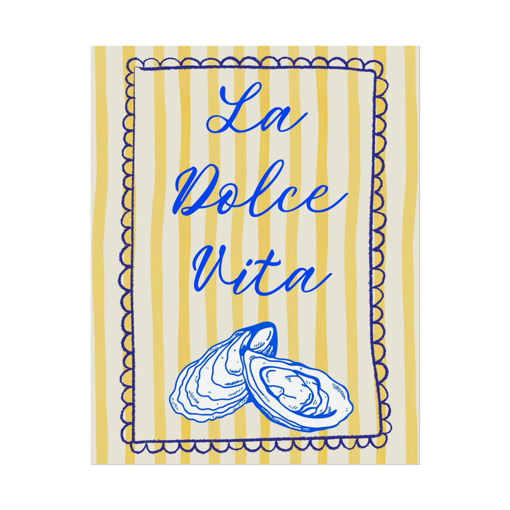La Dolce Vita Rolled Poster - Coastal Charm Wall Art
