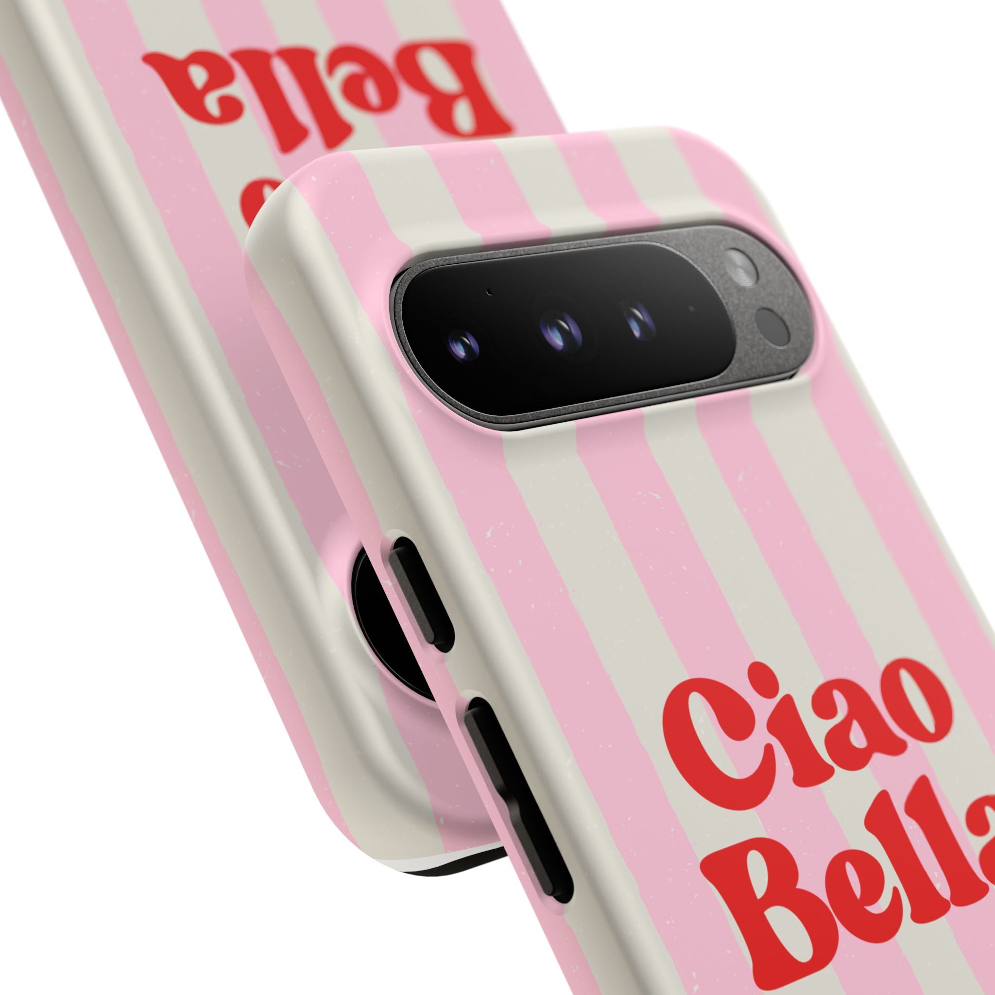Pink Stripe Ciao Bella Phone Case