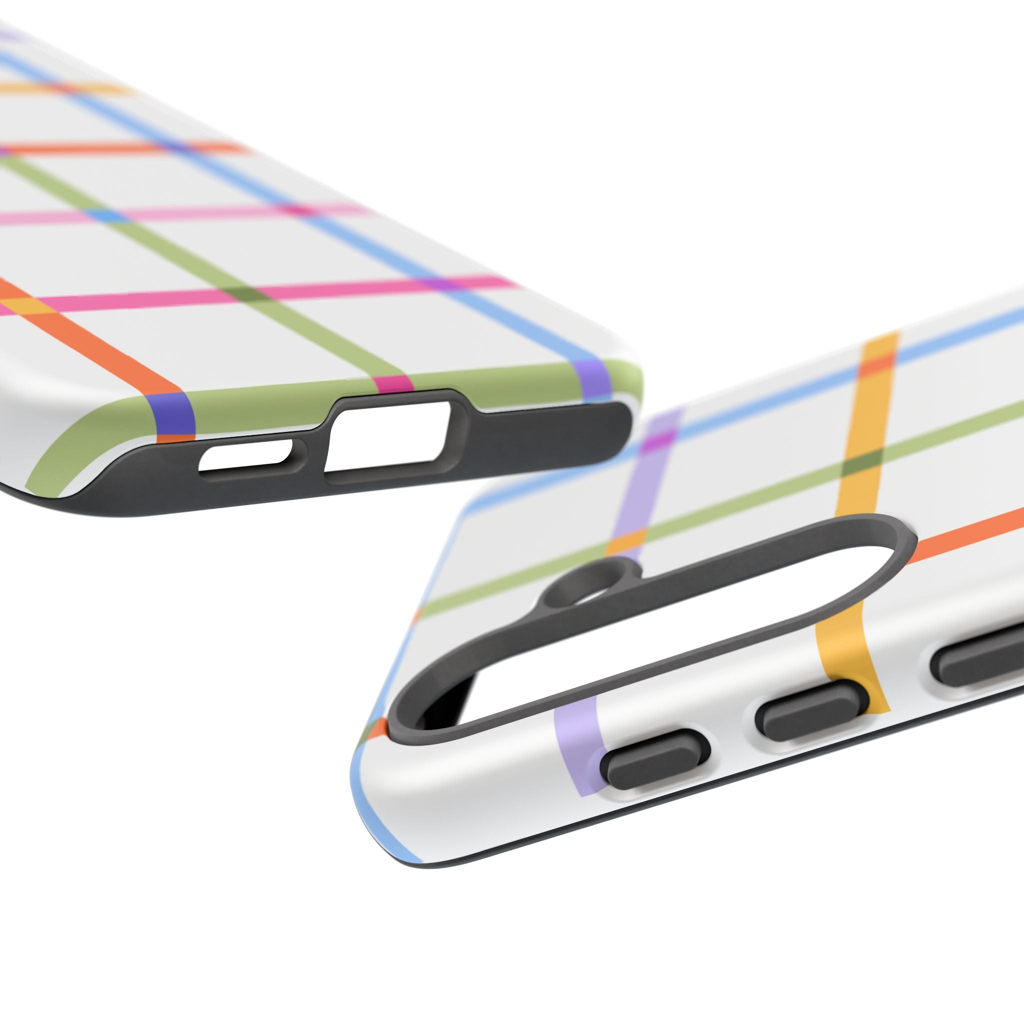 Colorful Plaid Tough Phone Case