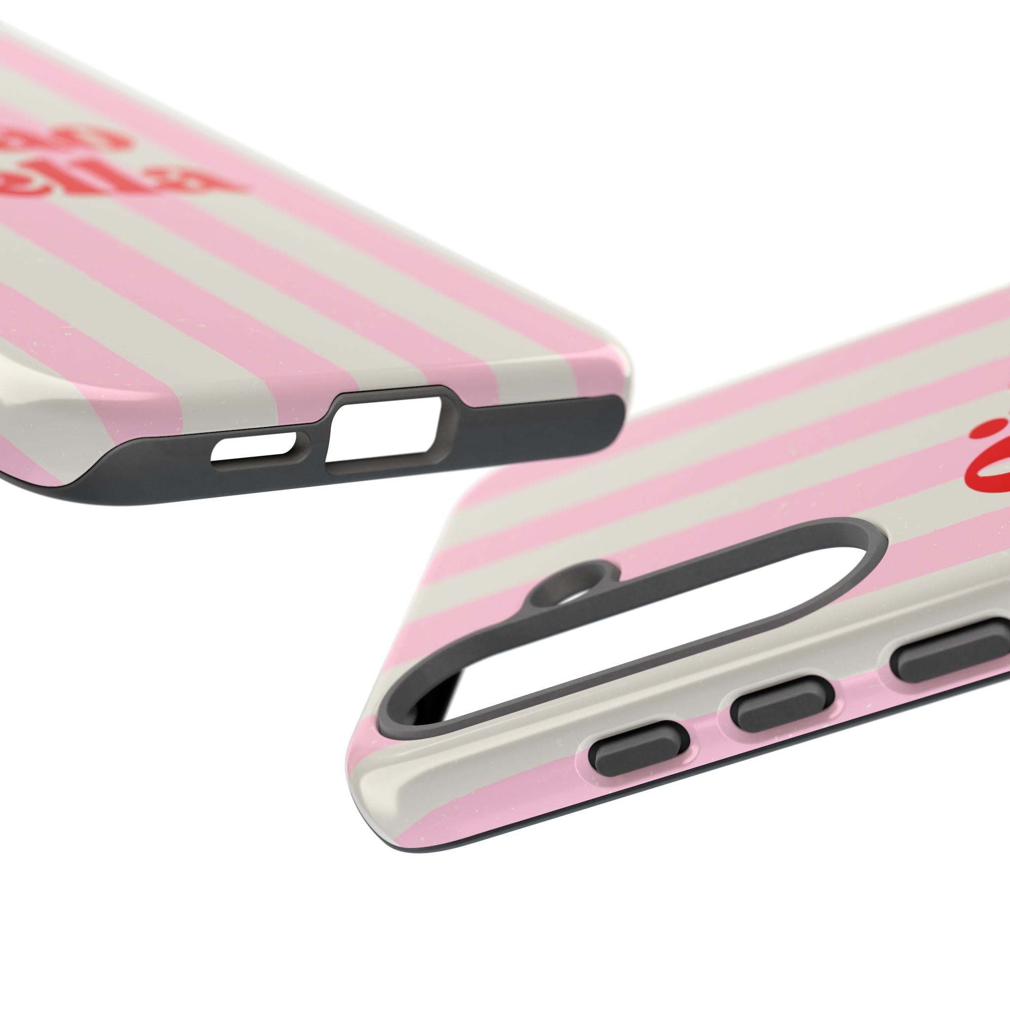 Pink Stripe Ciao Bella Phone Case